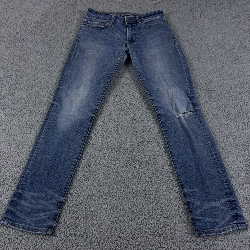 American Eagle Jeans Mens 28x30 Blue Slim Fit Extreme Flex Low Rise Light Wash